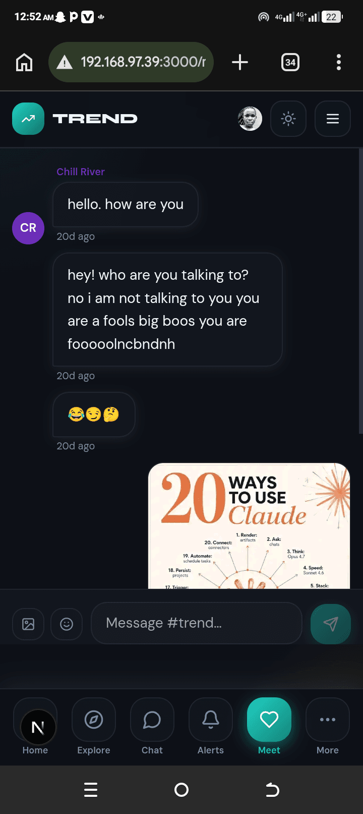 TREND — Chat Interface