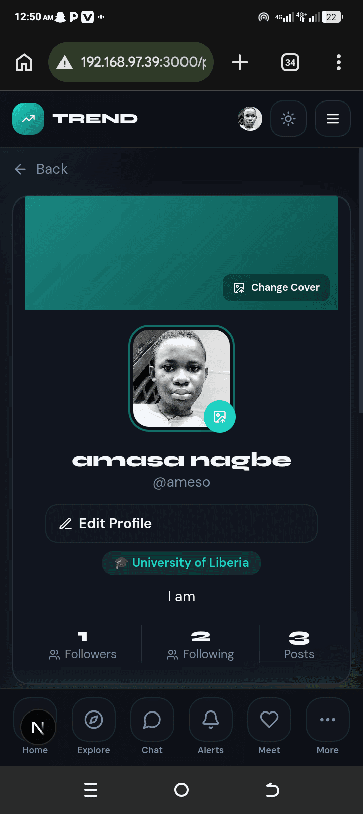 TREND — User Profile