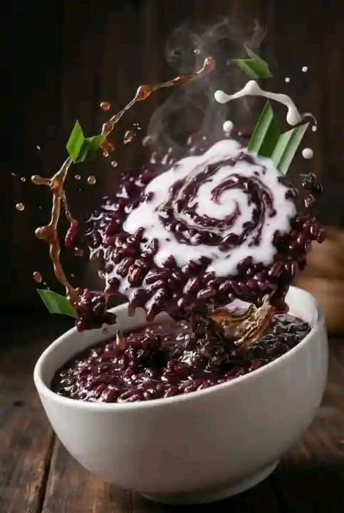 Black Rice Dessert — Concept Render