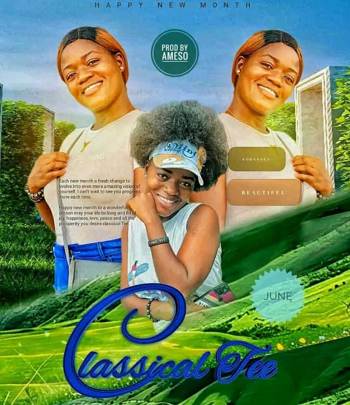 Classical Tee — Happy New Month