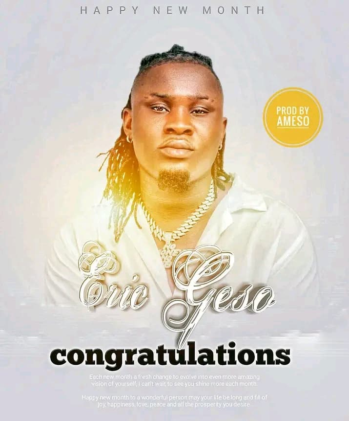 Eric Geso — Congratulations Poster