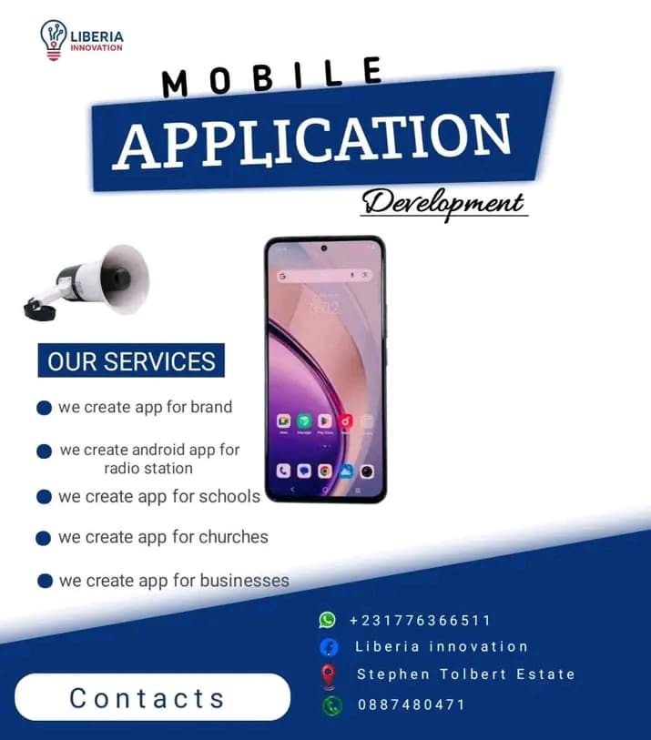 Liberia Innovation — App Dev Flyer