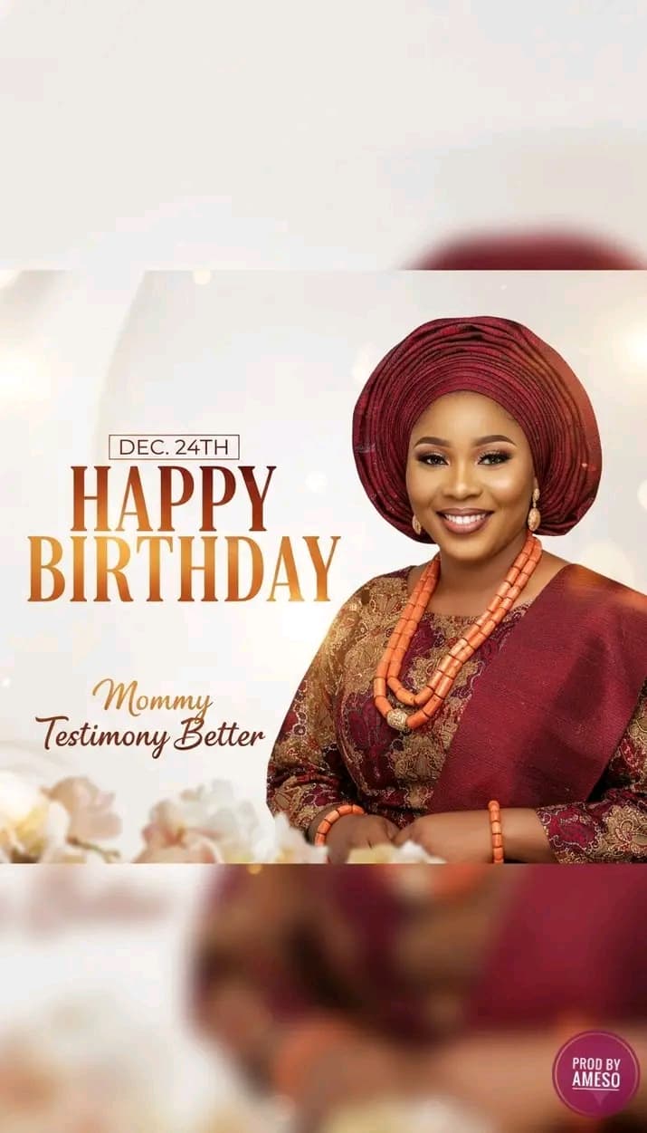 Mommy Testimony Better — Birthday Poster